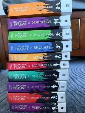 Lot of 10 Skulduggery Pleasant books